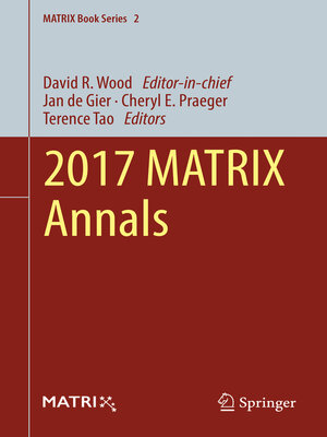 cover image of 2017 MATRIX Annals